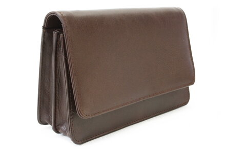 Hnedá pánska kožená dokladová etue 611-2410-40