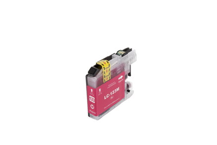 Kompatibilná atramentová náplň LC121M, LC123M, 10ml listov pre tlačiarne Brother (BULK), purpurová
