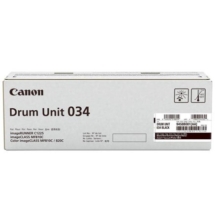 Canon originál válec 034 BK, 9458B001, black, 32500str., čierna
