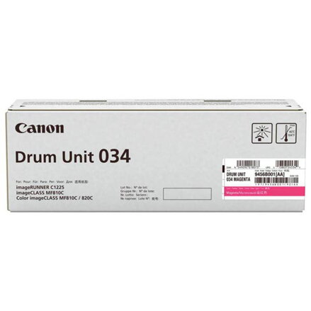 Canon originál válec 034 M, 9456B001, magenta, 34000str., purpurová