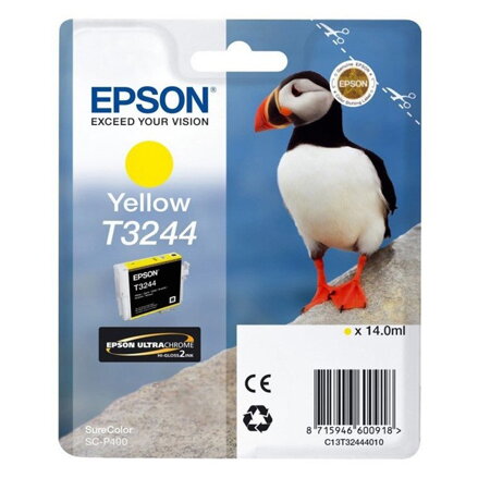 Epson originál ink C13T32444010, yellow, 14ml, Epson SureColor SC-P400, žltá