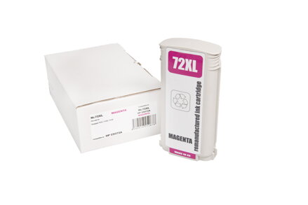 Renovovaná atramentová náplň C9372A, no.72, 130ml listov pre tlačiarne HP (BULK), purpurová