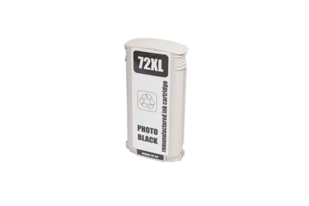 Renovovaná atramentová náplň C9370A, no.72, 130ml listov pre tlačiarne HP (BULK), photo, photo black