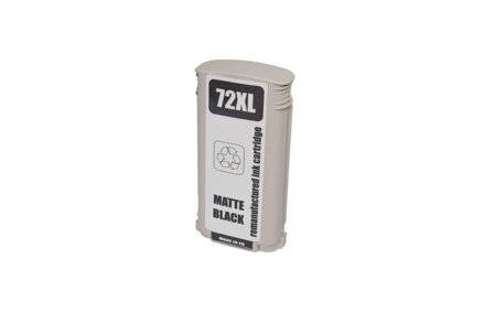 Renovovaná atramentová náplň C9403A, no.72, 130ml listov pre tlačiarne HP (BULK), matte, matt black