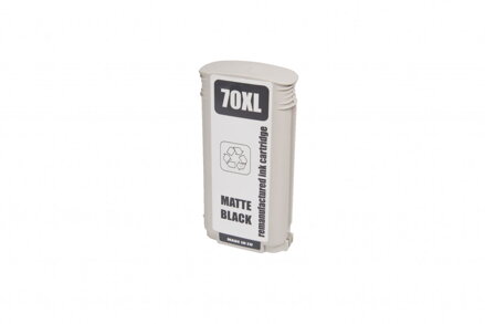 Renovovaná atramentová náplň C9448A, no.70, 130ml listov pre tlačiarne HP (BULK), matte, matt black