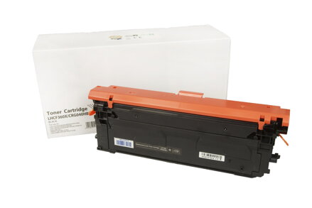 Kompatibilná tonerová náplň CF360X, 508X, 0461C001, CRG040HBK, 12500 listov pre tlačiarne HP (Orink white box), čierna