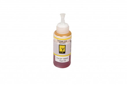Kompatibilná atramentová náplň C13T66444A, C13T6734A, 70ml listov pre tlačiarne Epson (ORINK BULK), žltá