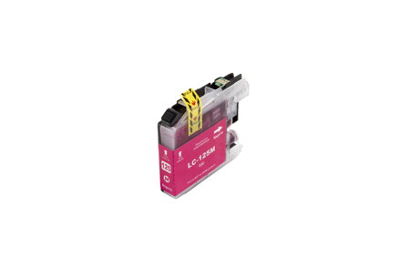Kompatibilná atramentová náplň LC125XLM, 15ml listov pre tlačiarne Brother (BULK), purpurová