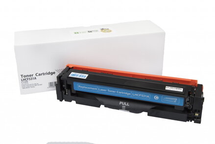 Kompatibilná tonerová náplň CF531A, 205A, 900 listov pre tlačiarne HP (Orink white box), azurová