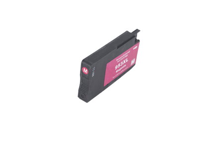 Renovovaná atramentová náplň F6U17AE, no.953XL, UPDATED CHIP, 26ml listov pre tlačiarne HP (BULK), purpurová