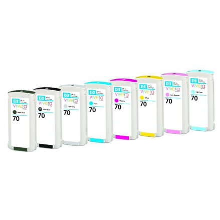 HP originál ink C9450A, HP 70, grey, 130ml, HP Designjet Z3100, Z2100, šedá
