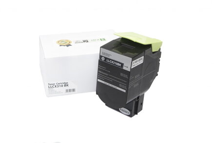 Kompatibilná tonerová náplň 80C2SK0, 802SK, WITHOUT CHIP, 2500 listov pre tlačiarne Lexmark (Orink white box), čierna
