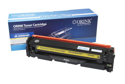 Kompatibilná tonerová náplň 1247C002, CRG046Y, 2300 listov pre tlačiarne Canon (Orink box), žltá