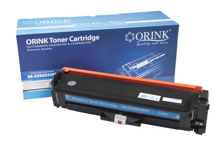 Kompatibilná tonerová náplň 1253C002, CRG046HC, 5000 listov pre tlačiarne Canon (Orink box), azurová