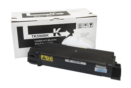 Kompatibilná tonerová náplň 1T02KV0NL0, TK590BK, 7000 listov pre tlačiarne Kyocera Mita (Orink white box), čierna