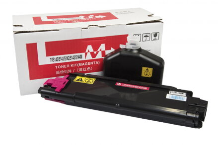 Kompatibilná tonerová náplň 1T02NRBNL0, TK5140M, 5000 listov pre tlačiarne Kyocera Mita (Orink white box), purpurová