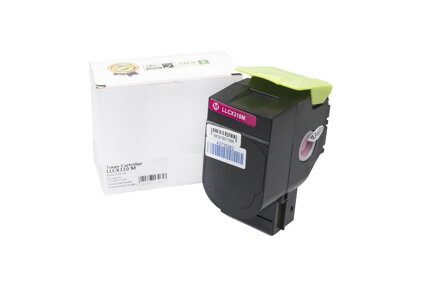 Kompatibilná tonerová náplň 80C2SM0, 802SM, 2000 listov pre tlačiarne Lexmark (Orink white box), purpurová