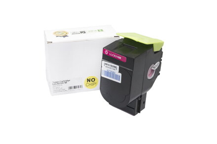 Kompatibilná tonerová náplň 80C2SM0, 802SM, WITHOUT CHIP, 2000 listov pre tlačiarne Lexmark (Orink white box), purpurová