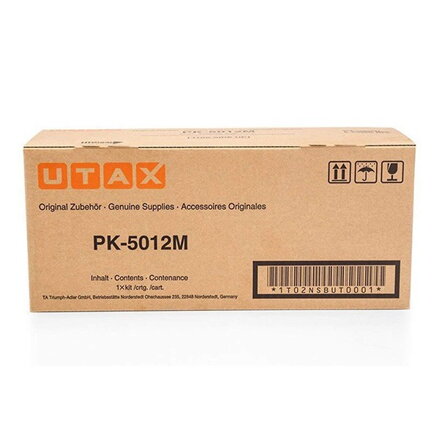 Utax originál toner 1T02NSBUT0, magenta, 10000str., PK-5012M, Utax P-C3560DN, P-C3560i, P-C3565i, O, purpurová