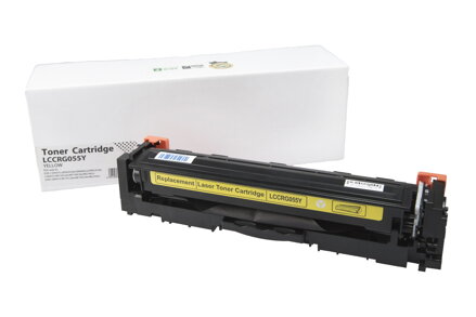 Kompatibilná tonerová náplň 3013C002, CRG055Y, WITHOUT CHIP, 2100 listov pre tlačiarne Canon (Orink white box), žltá