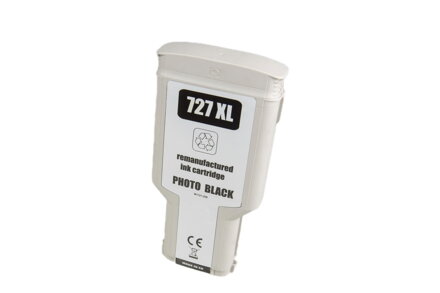 Renovovaná atramentová náplň F9J79A, no.727, XL, 300ml listov pre tlačiarne HP (BULK), photo, photo black