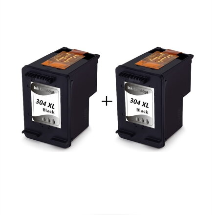 Renovovaná atramentová náplň N9K08AE, no.304XL BK/2x20ml/2x1000 pages pre tlačiarne HP (multipack), čierna
