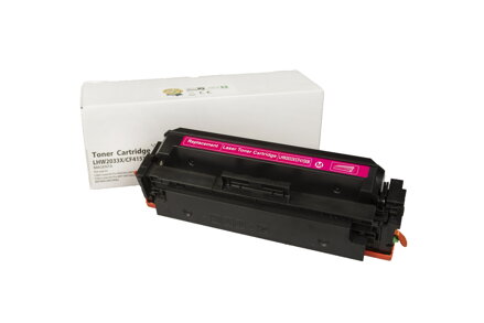 Kompatibilná tonerová náplň W2033X, 415X, 6000 listov pre tlačiarne HP (Orink white box), purpurová