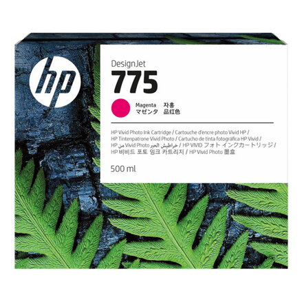 HP originál ink 1XB18A, HP 775, Magenta, 500ml, HP, purpurová