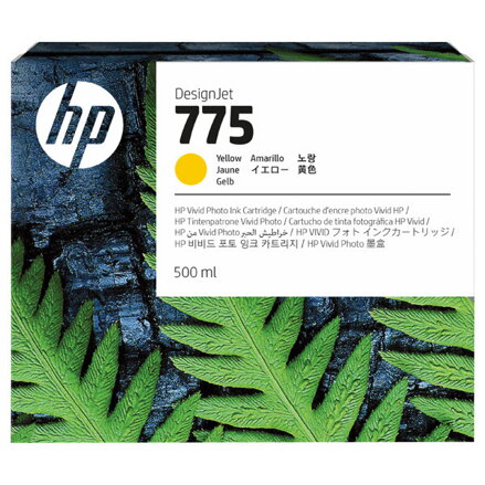 HP originál ink 1XB19A, HP 775, Yellow, 500ml, HP, žltá