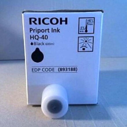 Ricoh originál ink 817225, black, 600 Ricoh JP4500, JP4550, čierna