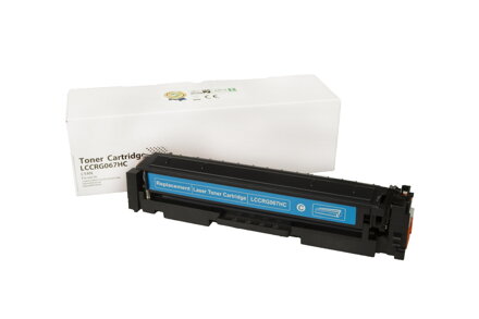 Kompatibilná tonerová náplň 5105C002, CRG067HC, 2350 listov pre tlačiarne Canon (Orink White Box), azurová