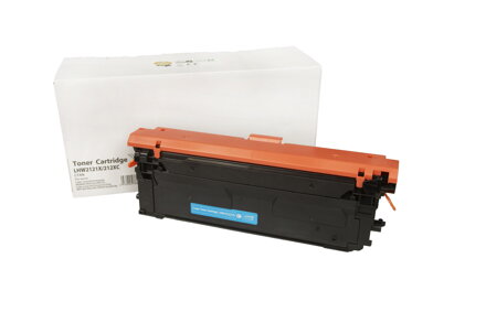 Kompatibilná tonerová náplň W2121X, 212X, 10000 listov pre tlačiarne HP (Orink white box), azurová