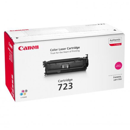 Canon originál toner CRG723, magenta, 8500str., 2642B002, Canon LBP-7750Cdn, O, purpurová