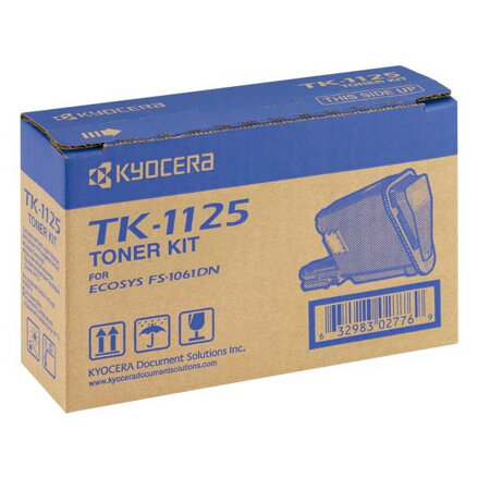 Kyocera originál toner TK1125, black, 2100str., 1T02M70NL0, Kyocera KYO FS1061DN, O, čierna