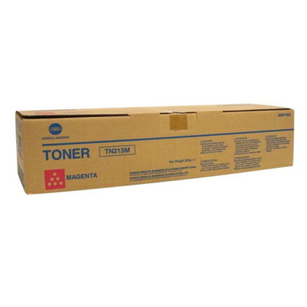 Konica Minolta originál toner TN213M, magenta, 19000str., A0D7352, Konica Minolta Bizhub C203, C253, O, purpurová