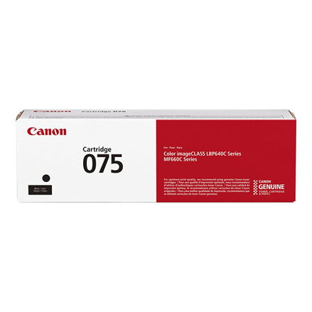 Canon originál toner 075 BK, 6365C002, black, 1400str., čierna