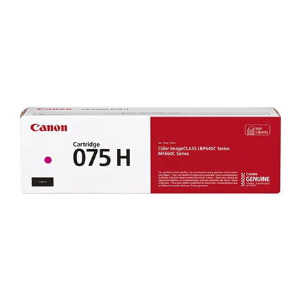 Canon originál toner 075 H M, 6367C002, magenta, 2500str., high capacity, purpurová