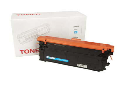 Kompatibilná tonerová náplň 4935C001, CRG064C, 5000 listov pre tlačiarne Canon (ORINK white box), azurová