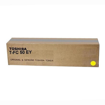 Toshiba originál toner T-FC50EY, yellow, 33600str., 6AJ00000111, 6AJ00000225, Toshiba e-Studio 2555CSE, 3055CSE, 355CSE, 4555CSE,, žltá