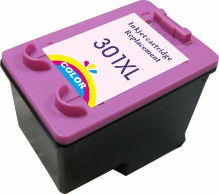 Renovovaná atramentová náplň CH564EE, no.301XL, 18ml listov pre tlačiarne HP (BULK), V1, farebná