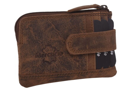 Kožená kľúčenka MERCUCIO tmavý tan 2511497