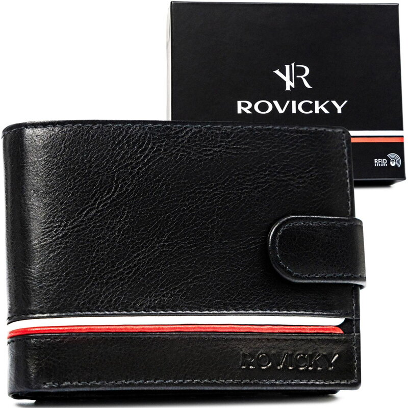 Kožená pánska peňaženka s RFID - Rovicky Kožená pánska peňaženka s RFID - Rovicky