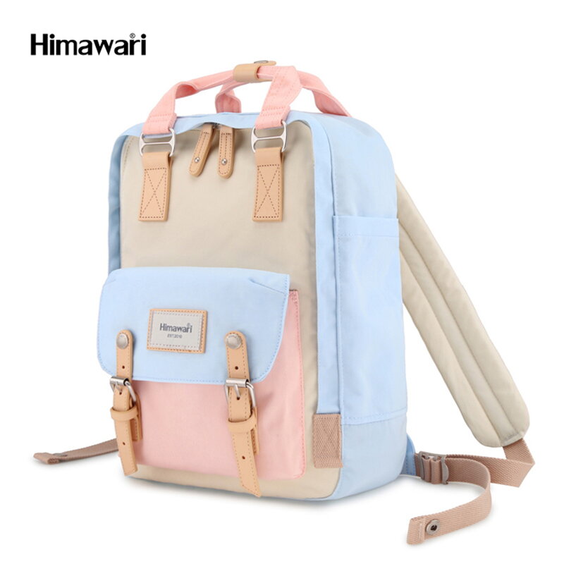 Pastelový dámsky ruksak na notebook 14'' s priehradkami - Himawari Pastelový dámsky ruksak na notebook 14'' s priehradkami - Himawari
