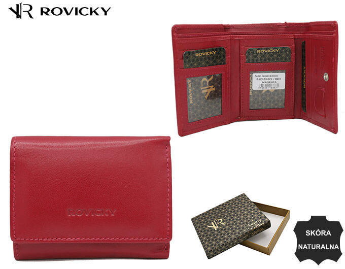 Kožená peňaženka s vonkajšou portmonetkou – Rovicky