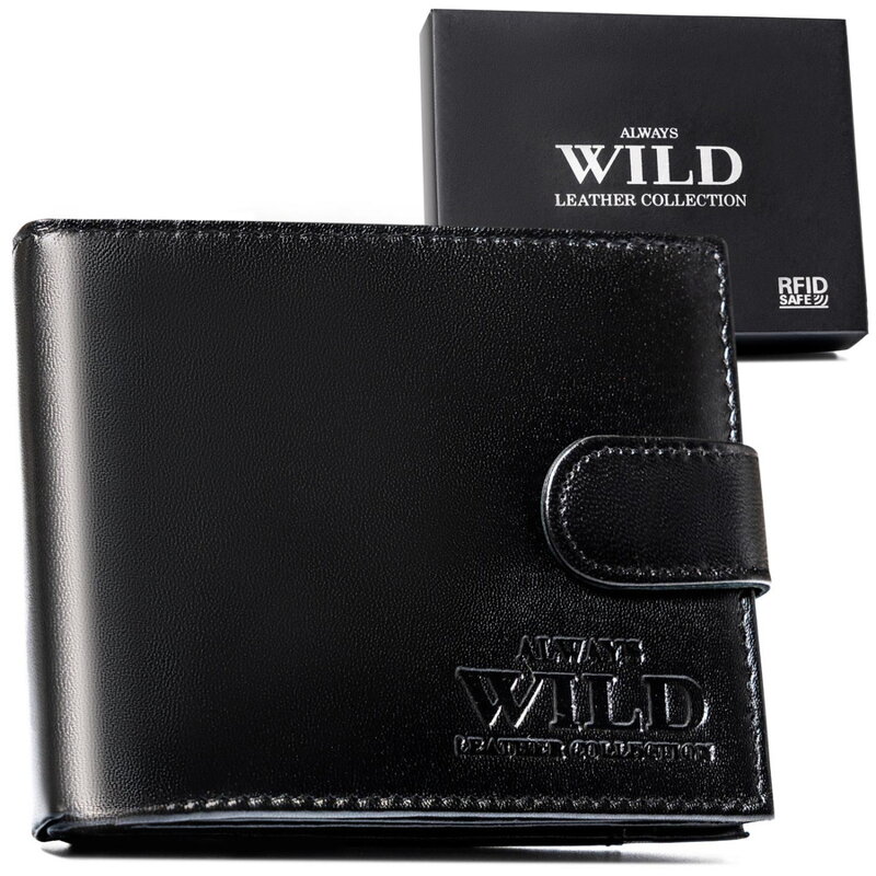 Elegantná, kožená pánska peňaženka so zapínaním - Always Wild Elegantná, kožená pánska peňaženka so zapínaním - Always Wild