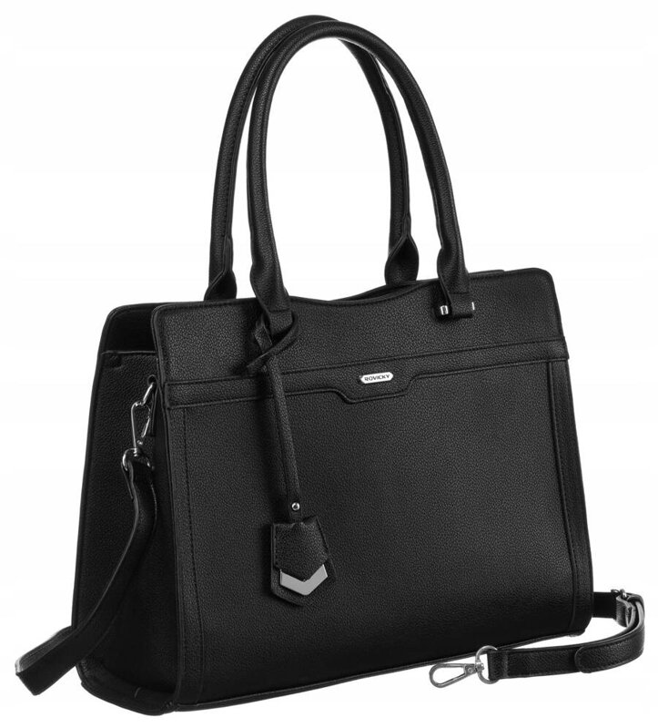 Elegantná, priestranná dámska shopper taška z ekologickej kože - Rovicky