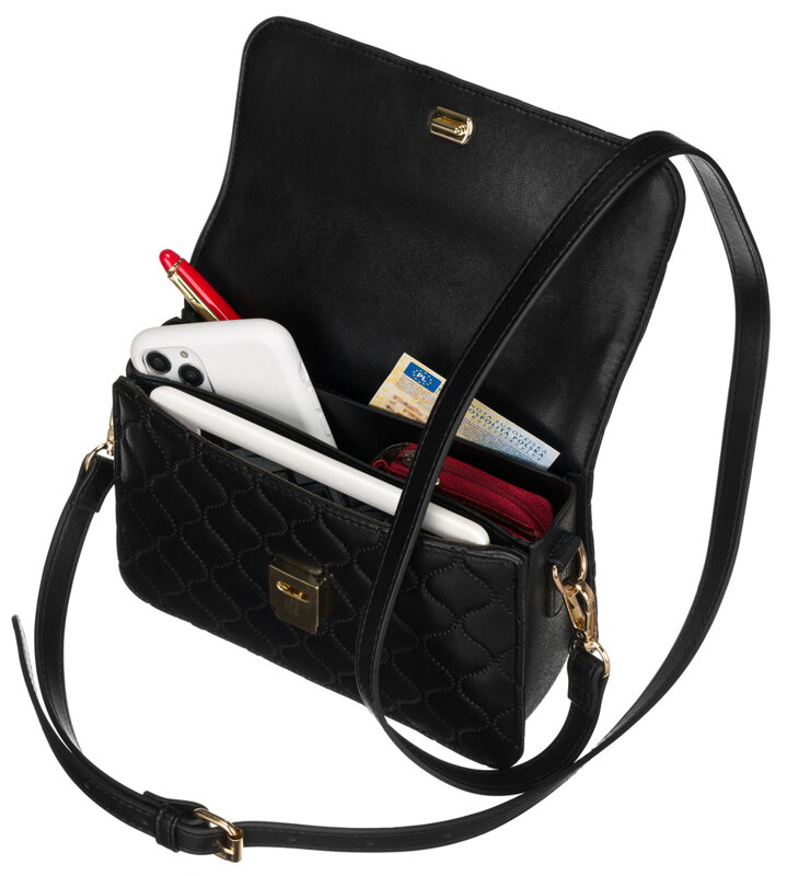 Elegantná, prešívaná crossbody messenger kabelka - David Jones Elegantná, prešívaná crossbody messenger kabelka - David Jones