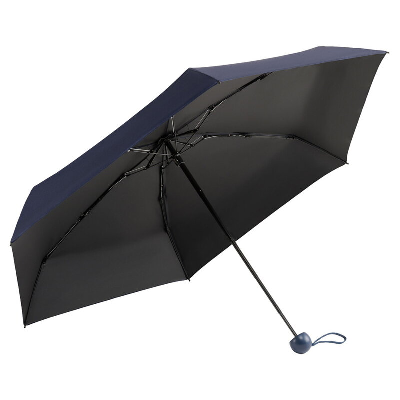 Skladací mini cestovný dáždnik tmavomodrý Peterson