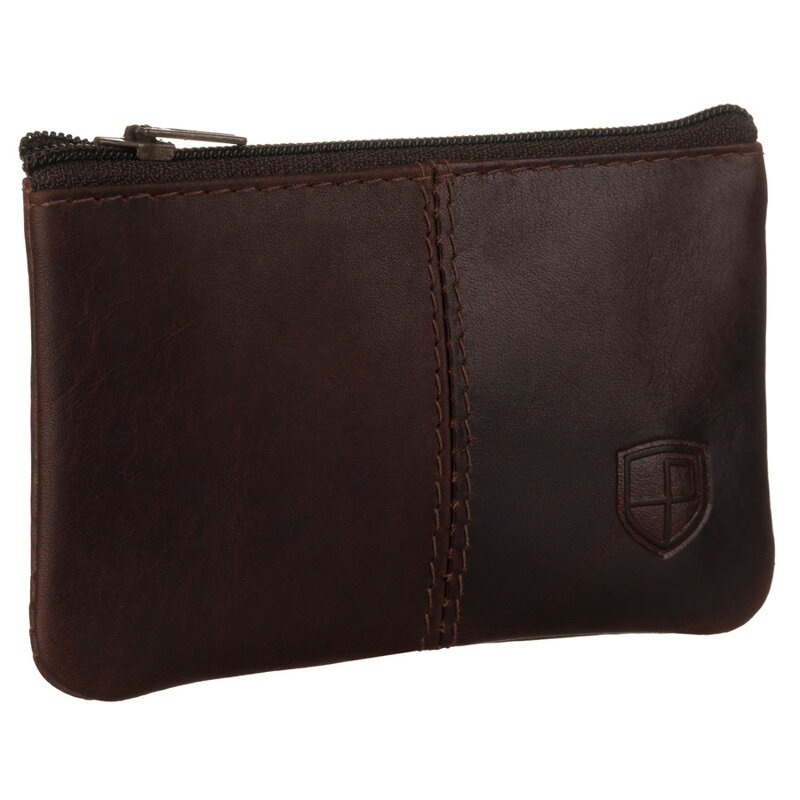 Skórzane etui na klucze w brązowym kolorze - Peterson