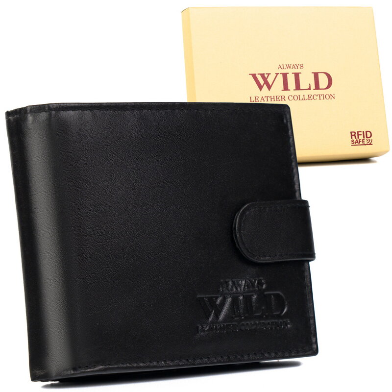 Pánska peňaženka z hovädzej kože s RFID Protect - Always Wild Pánska peňaženka z hovädzej kože s RFID Protect - Always Wild